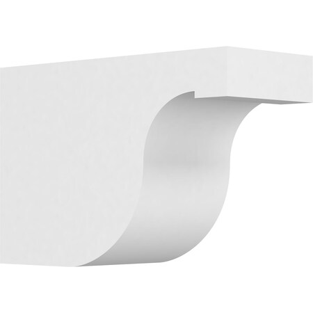Ekena Millwork Standard Del Monte Architectural Grade PVC Rafter Tail, 5"W x 8"H X 12"L RFTP05X08X12DEL